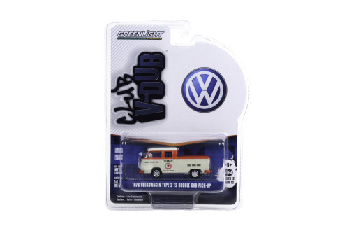 1976 Volkswagen T2 Type 2 Dbl Cab, Cream/Ivory and-  36020/48 - 1/64 scale Diecast Model Toy Car