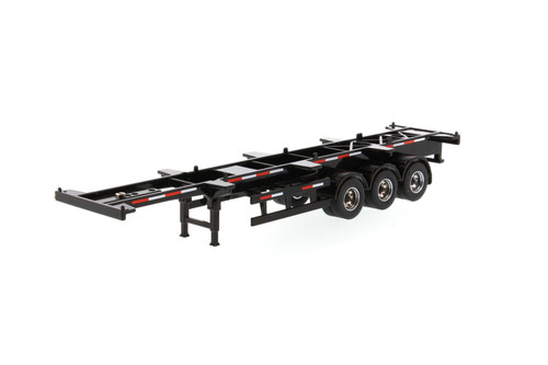 53' Flat Bed Trailer, Silver - Diecast Masters 91023 - 1/50 scale