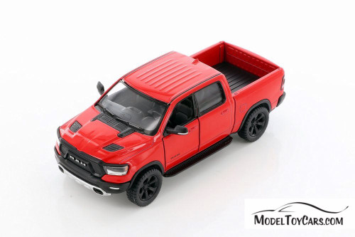 2019 Dodge Ram Pick Up Truck, Red - Kinsmart 5413D - 1/46 scale Diecast Model Toy Car