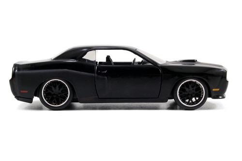 2008 Dodge Challenger SRT8, Purple w/black stripes - Jada Toys