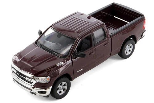 Box of 4 2019 Dodge Ram 1500 Pickup Truck Diecast Car Set - Showcasts 1/24 scale Diecast Model Cars, Assorted Colors