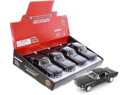 1964 1/2 Ford Mustang Coupe, Black - Showcasts® 22451- 1/24 Scale Diecast Model Toy Car (Brand New, but NOT IN BOX)
