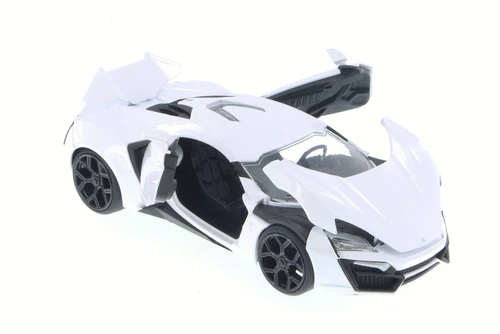 Lykan HyperSport, White - JADA 98077 - 1/24 Scale Diecast Model Toy Car (Brand New, but NOT IN BOX)