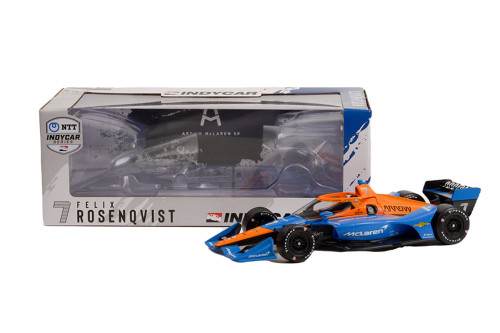 2021 NTT IndyCar Series, #7 Felix Rosenqvist / Arrow McLaren SP - Greenlight 11123 - 1/18 scale Diecast Model Toy Car 2021 NTT IndyCar Series, #7 Felix Rosenqvist / Arrow McLaren SP - Greenlight 11123 - 1/18 scale Diecast Model Toy Car