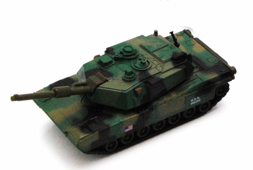 Pullback Power Army Tank, Forest Camo - 405D - Model Toy Car