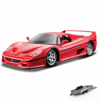 Bburago Ferrari F12 TDF, Red 26021R - 1/24 Scale Diecast Model Toy Car,  unisex-child