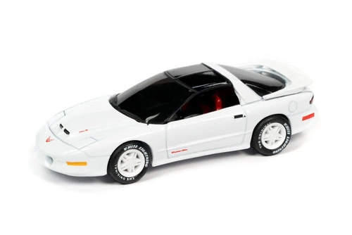 1996 Pontiac Trans Am, Bright White - Johnny Lightning JLCG025/48B - 1/64 scale Diecast Model Toy Car