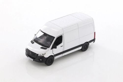 2019 Mercedes-Benz Sprinter Van, White - Kinsmart 5426DW - 1/48 scale Diecast Model Toy Car