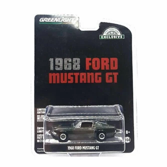 1968 Ford Mustang GT Fastback, Highland Green - Greenlight 44723/48 - 1/64 scale Diecast Car
