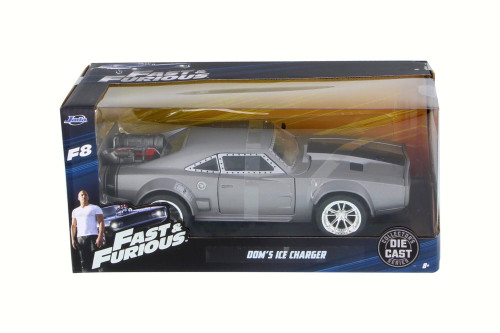 ミニカー 1:24 FAST &amp; FURIOUS DIECAST MINICAR DOM&#39;S ICE CHARGER dwos6rj Jada Toys Fast & Furious 1:24 Dom's Ice Charger Die-cast Car