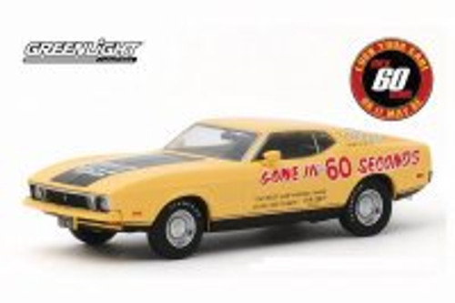 1973 Ford Mustang Mach 1, Gone in 60 seconds Post-Filming Tribute Edition - Greenlight 86571 - 1/43 scale Diecast Model Toy Car