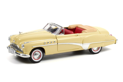 1949 Buick Roadmaster Convertible, Beige - Motormax 73116 - 1/18