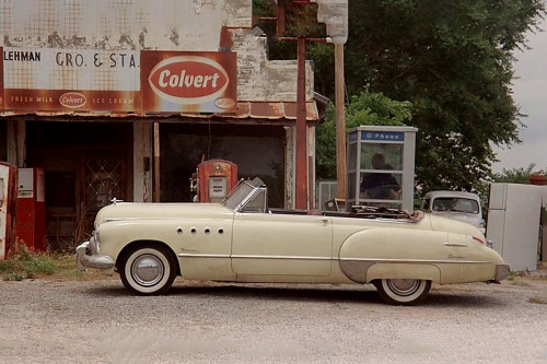 1949 Buick Roadmaster Convertible, Black - Motormax 73116TC/BK - 1