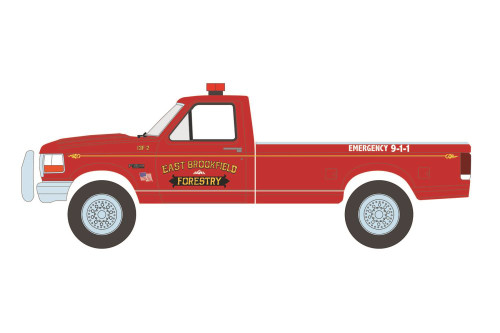 East Brookfield Forestry (Massachusetts) 1992 Ford F-350, 67010B/48 1/64 scale Diecast Model Toy Car
