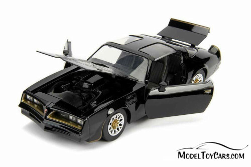 1977 Pontiac Firebird T-Top, Black - Jada 30756 - 1/24 scale Diecast Model Toy Car