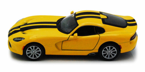 2013 Dodge SRT Viper GTS, Yellow - Kinsmart 5363DF- 1/36 Diecast Car (Brand New, but NOT IN BOX)