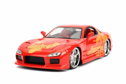 Mazda RX-7 Hardtop, Fast & Furious - Jada 30747 - 1/24 scale Diecast Model Toy Car