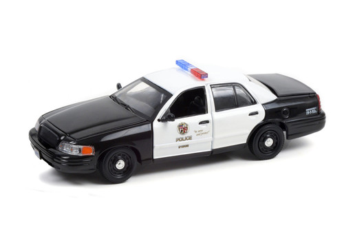 LAPD 2011 Ford Crown Victoria Police Interceptor, Drive - Greenlight 86609 - 1/43 scale Diecast Car