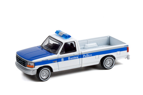 Boston Police Department 1995 Ford F-250and-  42980C/48 - 1/64 scale Diecast Model Toy Car