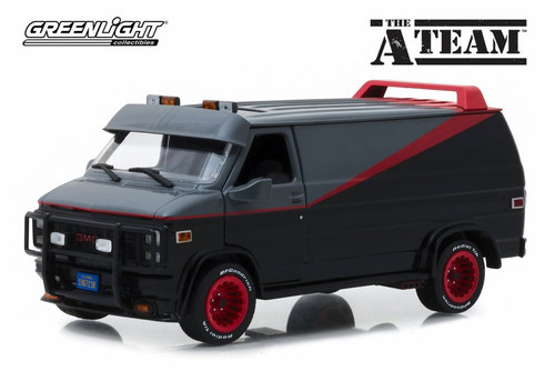 1983 GMC Vandura, The A-Team  - Greenlight 84072 - 1/24 Scale Diecast Model Toy Car