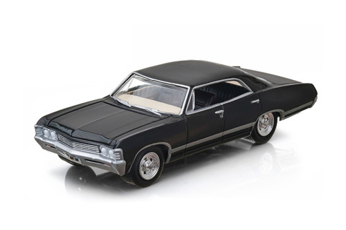 1967 Chevy Impala Sport Sedan, Tuxedo Black - Greenlight 30333/48