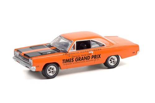 1969 Plymouth Road Runner, Orange - Greenlight 30273/48 - 1/64 scale Diecast Model Toy Car