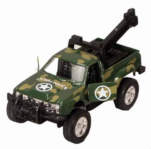 Military Team - Tow Truck, Camouflage, Camouflage colors -  9761MD - 4 Inch Scale Diecast Model 