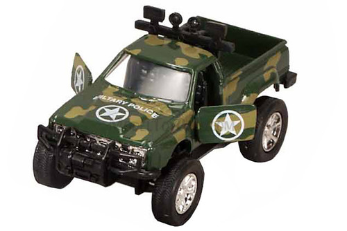 Military Team - Police Pick-up, Camouflage, Camouflage colors - Showcasts 9761MD - 4 Inch Scale Diecast Model Replica
