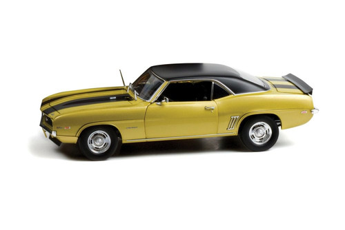 1969 Chevy Camaro Z/28, Gold and Black - Greenlight HWY18032 - 1