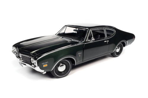 1969 Oldsmobile Cutlass SW-31 Post Coupe (MCACN), Glade Green Auto World - 1/18 scale Diecast Car