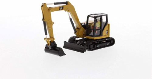 Caterpillar 308 CR Mini Hydraulic Excavator, Yellow - Diecast Masters 85596 - 1/50 scale Diecast Model Toy Car