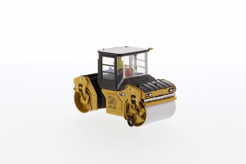 Caterpillar CB-13 Tandem Vibratory Roller with Cab, Yellow - Diecast Masters 85595 - 1/50 scale Diecast Model Toy Car