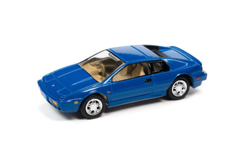 1989 Lotus Sprit, Pacific Blue Pearl - Johnny Lightning JLSP188 - 1/64 scale Diecast Car