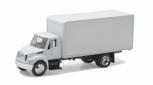 International 4200 Box Truck, White - New Ray 15903 - 1/43 Scale Model Vehicle Replica