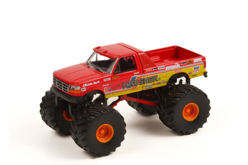 1993 Ford F-250 Monster Truck, Krimson Krusher II - Greenlight 49100F 1/64 scale Diecast Car