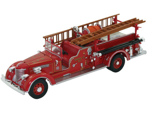 1939 Packard Fire Engine L.F.D., Red - Signature Models 32400 - 1/32 Scale Diecast Model Toy Car