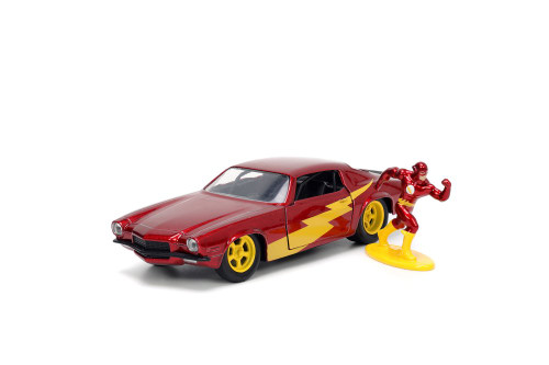 1973 Chevy Camaro w/ The Flash Figurine, The Flash - Jada