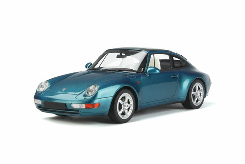 1995 Porsche 911 (993) Targa Hardtop, Turquoise Blue - GT Spirit GT350 - 1/18 scale Resin Car