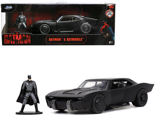 Batmobile with Batman Diecast Figurine, The Batman - Jada Toys 32042 - 1/32 scale Diecast Car