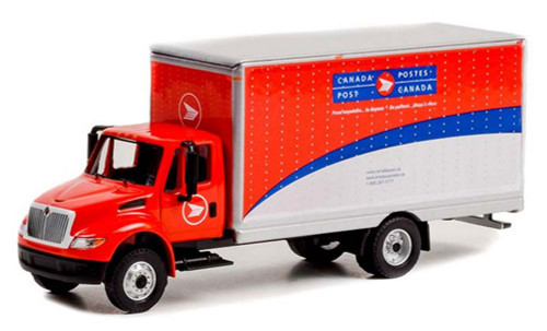 Canada Post 2013 International Duraster Box Van, Red - Greenlight 33230B - 1/64 scale Diecast Car