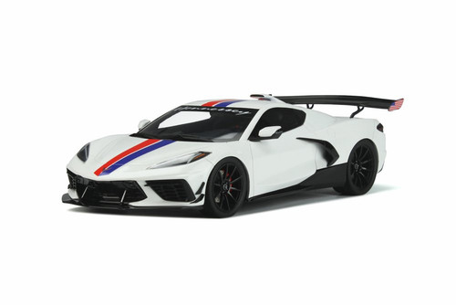 2021 Chevy Corvette C8 "Hennessey", Artic White - GT Spirit GT317 - 1/18 scale Resin Model Toy Car