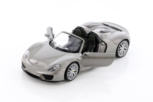 No301 ミニカー1/12 PORSCHE 918 SPIDER 1:18 Porsche 918 Spyder 2012 Hardtop silber Welly NEX