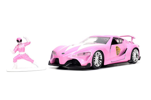 Toyota FT-1 Concept w/ Pink Ranger, Power Rangers - Jada Toys 33079 - 1/32 scale Diecast Car