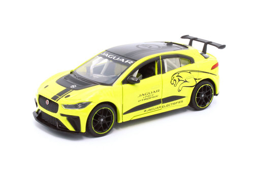 Jaguar I-Pace eTrophy, Yellow - Showcasts TM012010 - 1/36 scale Diecast Model Toy Car