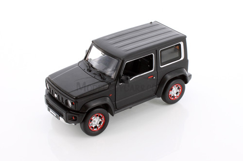 Suzuki Jimny, Matte Black - Showcasts 68271D - 1/18 scale Diecast Model Toy Car