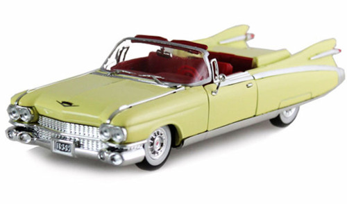 1959 Cadillac Eldorado Biarritz Convertible, Yellow - Signature Models 32350 - 1/32 Diecast Car