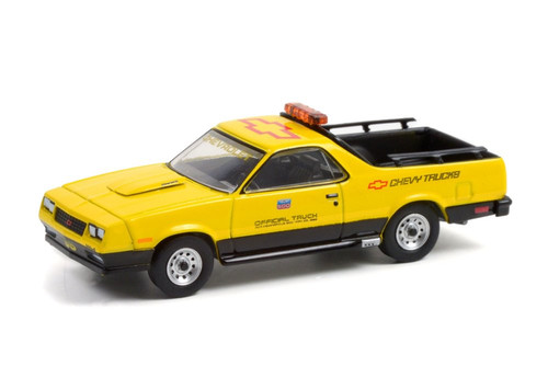 1986 Chevy El Camino SS, Yellow - Greenlight 30311/48 - 1/64 scale Diecast Model Toy Car