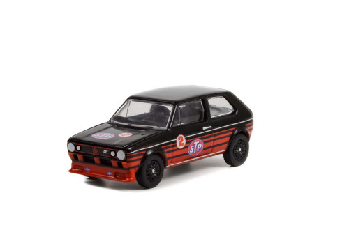 1980 Volkswagen Golf GTI #2, Black - Greenlight 41140D/48 - 1/64 scale Diecast Model Toy Car