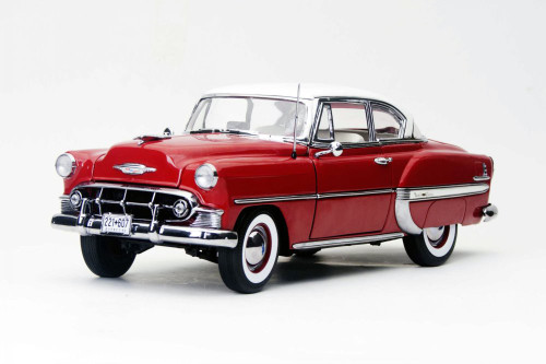 1953 Chevy Bel Air, Target Red - Sun Star 1607 - 1/18 Scale Diecast Model Toy Car