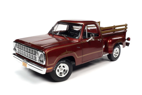 1979 Dodge Warlock II D100 Utiline Pickup Truck, Red - Auto World AW298 - 1/18 Scale Diecast Car